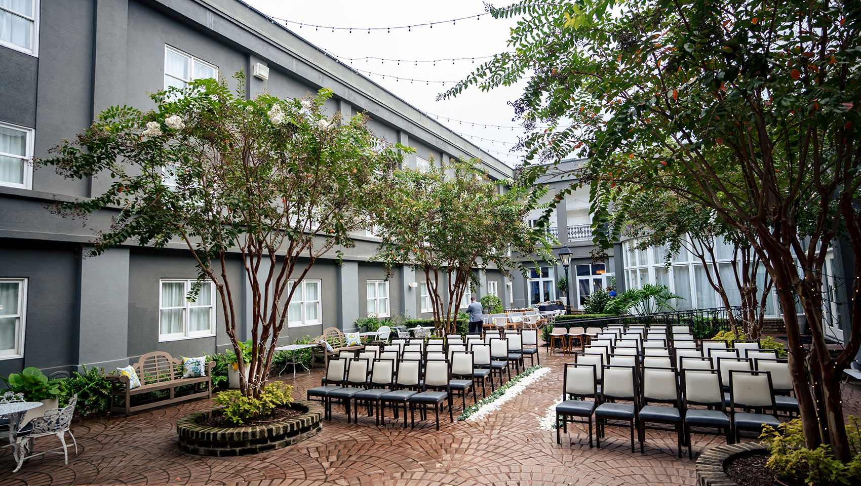 Ceremony Set Up at Kimpton Brice
