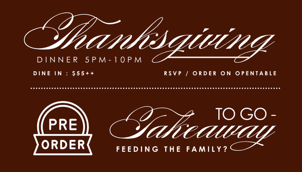 Thanksgiving Dinner event poster