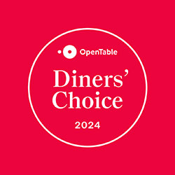 OpenTable Diners Choice 2024 badge
